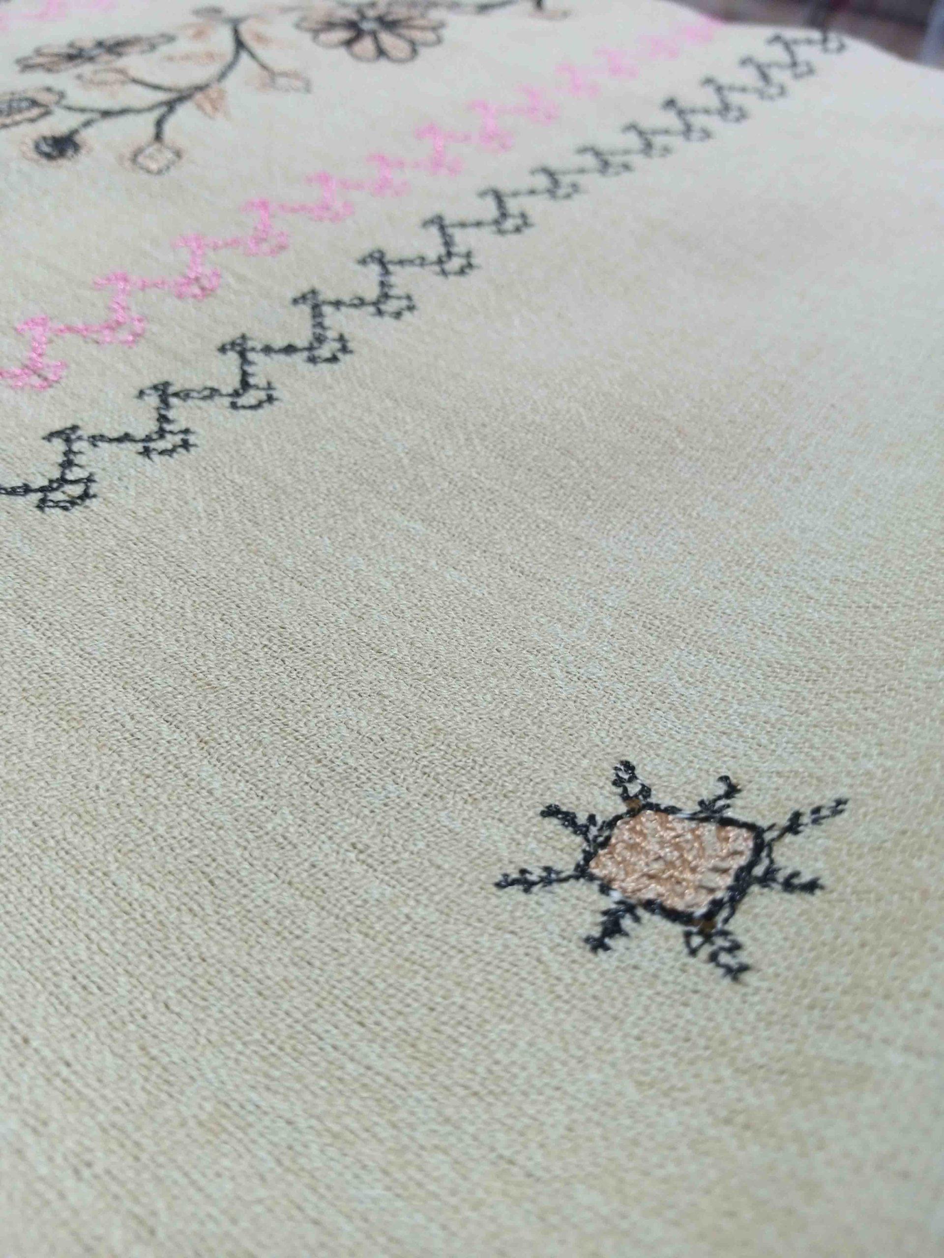 Ladies FSWS-01 Swati woolen Shawls - Image 3